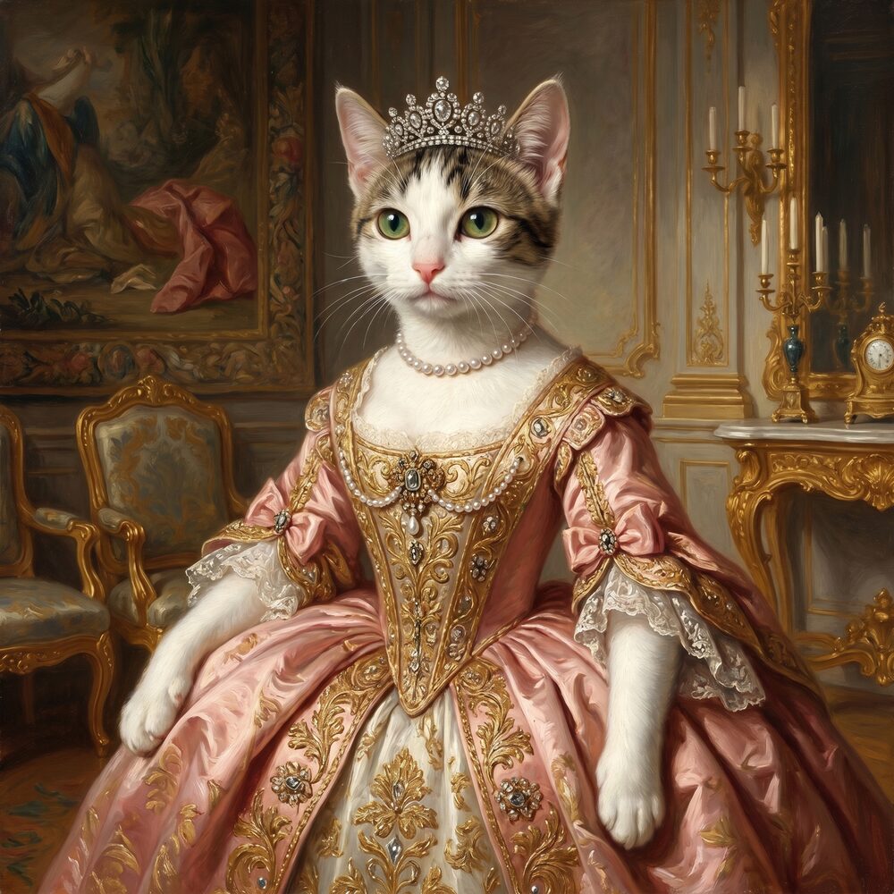 Cat as a princess